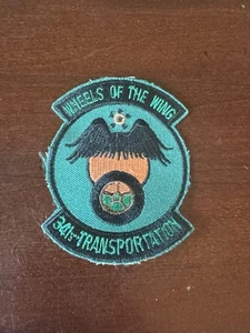 USAF 341st Transportation Squadron Wheels Of The Wing Patch - Picture 1 of 2