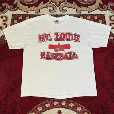 Vintage Y2K St Louis Cardinals 2002 MLB Baseball White T Shirt Size XL - Image 1 of 4