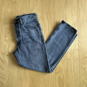 Citizens Of Humanity 100% Cotton Gray Medium-Wash Straight Leg High Waist Jeans - Picture 1 of 8