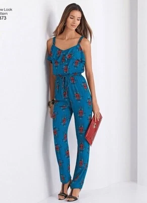 New Look Sewing Pattern EASY Dress Jumpsuits Sizes 8-20 6373 - Image 1 of 4