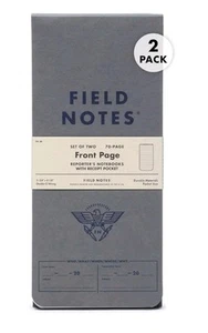 NOTAS DE CAMPO CUADERNOS DE REPORTERO, REGLA DE LA UNIVERSIDAD, PAQUETE DE 2, 70 PÁGINAS MEMO BOOKFN3 - Imagen 1 de 3