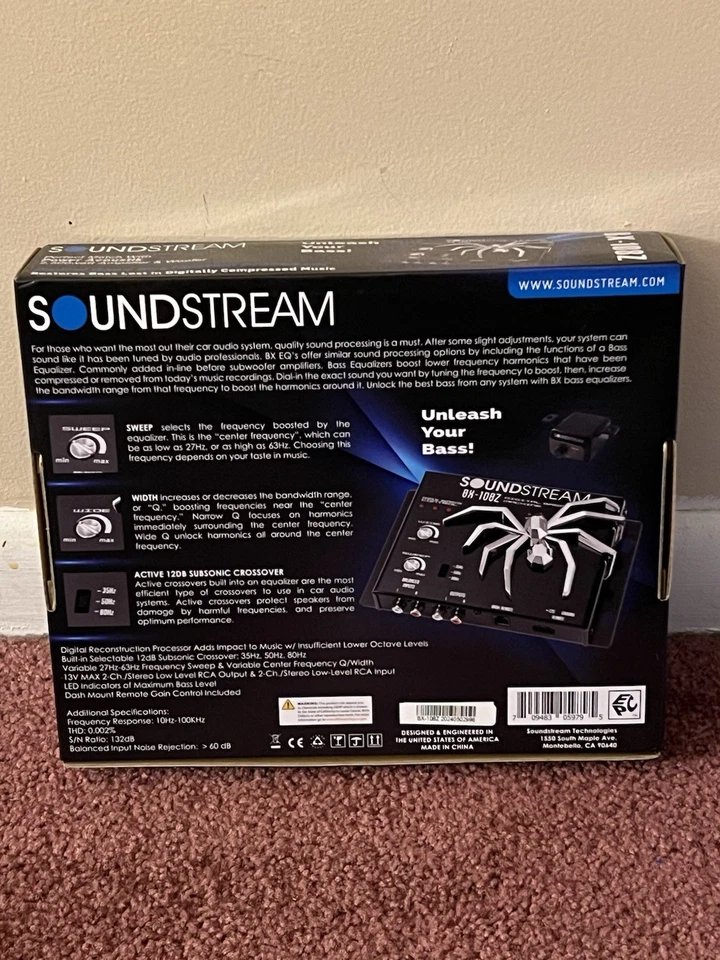 Soundstream Bx-108z Digital Bass Restoration Processor Fast