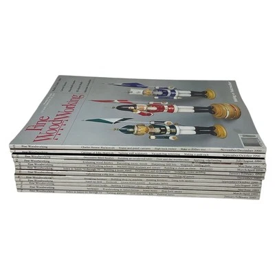 Fine Woodworking Magazine Complete Years 1989 and 1990 12 Vintage Issues Foto 1 de 4