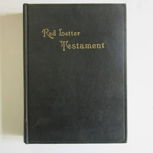 Vintage Red Letter Testament and Psalms large print 1958 Southwestern Company - Picture 1 of 8