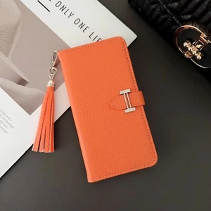 For iPhone 17 16 15 Pro Max 14 13 Phone Case Leather Wallet Card Holder Cover - Picture 1 of 14