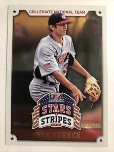 2015 Panini TREA TURNER - #93 - USA Baseball Stars and Stripes - RC - A843 - Picture 1 of 2