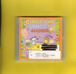 Circle Time Songs & Games by Laura Johnson - CD - USED, LIBRARY COPY - FREE SHIP - Picture 1 of 3