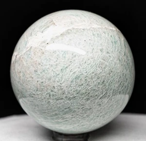 2.1" Amazonite w/ Inclusions Sphere Polished Natural Feldspar Mineral Ball India - Picture 1 of 6