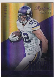 KYLE RUDOLPH 2014 Panini Prestige Extra Points Purple #148 63/100 Vikings - Picture 1 of 2