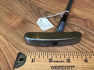 Wilson Augusta Blade Putter RH 36.5” Stepped Steel Shaft & Leather Grip #2 - Picture 1 of 10