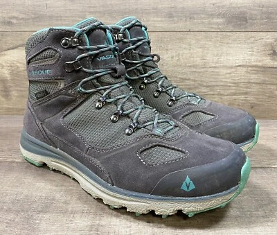 Vasque Mesa Trek UltraDry 7449 Hiking Boots Trails Gray Green Womens Size 9 - Image 1 of 4