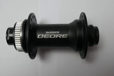 Shimano Deore/MT400 32h/32h  thru axle disc brake 15x100/12x142 hubset. - Image 1 of 3