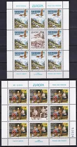 Yugoslavia 1995 Yvert #2572/73 Mini Hoja Europa CEPT Estampillada sin montar o nunca montada en muy buen estado - Imagen 1 de 1
