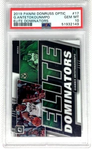 2019 Panini Donruss Optic #17 G. Antetokounmpo Elite Dominators - Holo PSA 10 - Bild 1 von 2