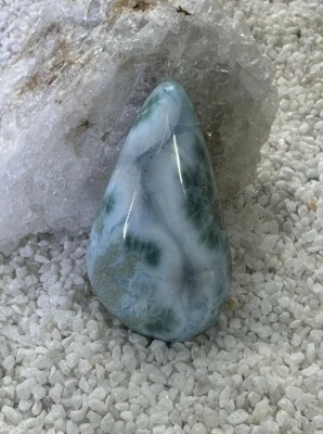 Larimar Trommelstein , Heilstein,Handschmeichler              #267 - Bild 1 von 4