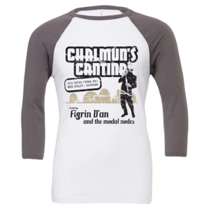 Chalmuns Cantina 3/4 Sleeve Baseball Tee Mens Casual Raglan Crew Neck TShirt Top - Picture 1 of 1