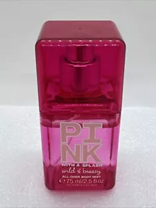 VICTORIA'S SECRET PINK WITH A SPLASH All-Over Body Mist Wild Breezy 2.5 Fl Oz - Picture 1 of 3