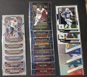 Mixed Lot Of (17) Running Backs Current & HOF Deebo Elliott Jackson LT Ekeler 