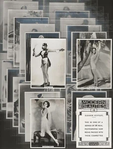 B.A.T.-FULL SET- MODERN BEAUTIES 1937 (PRINTED BACK 4TH SERIES XF36 CARDS) - Picture 1 of 1