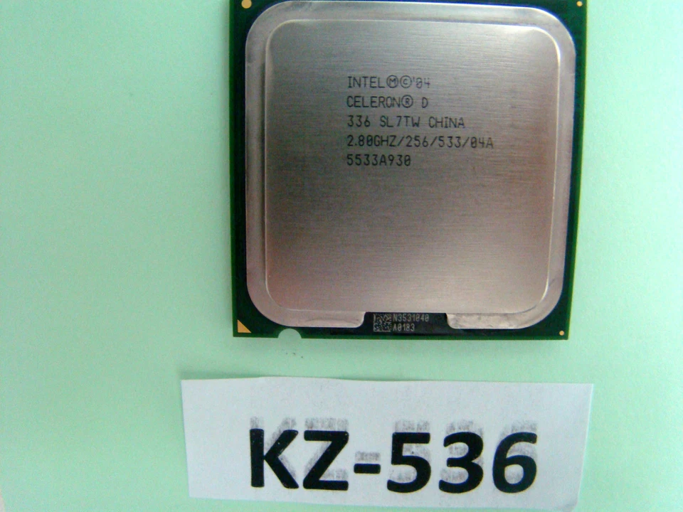 Intel Celerond 336J (1x 2,8GHz) SL7TW Socakel 775 #KZ-536 - Image 1 of 1