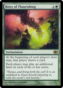 RITES OF FLOURISHING x1 mtg NM Future Sight 1 Rare - Picture 1 of 1