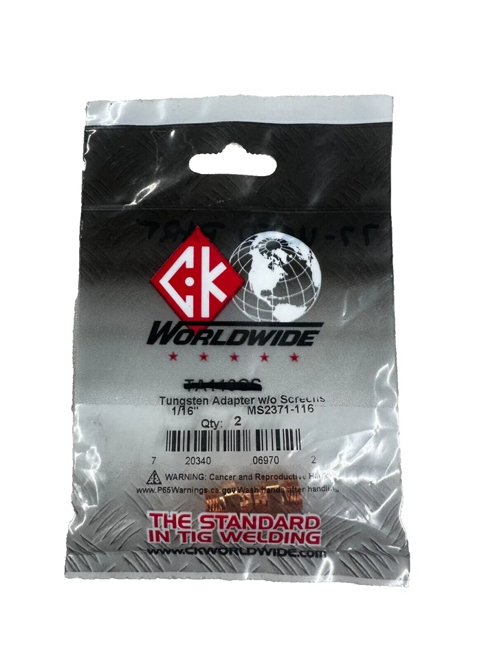 CK WORLDWIDE TA116GS TUNGSTEN 适配器无屏幕 1/16 — 第 1/1 张图片