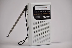 AM/FM Pocket Portable Radio, Small Radio Battery Operated, Best Mini Radio Anten - Picture 1 of 12