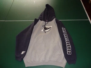 Vintage 90s Lost Surfboards Hoodie Sweatshirt Skateboard Surf Men's Large - Picture 1 of 12