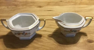 Crema y azúcar patrón Diana M Z Altrohlau CMR Checoslovaquia - Imagen 1 de 4