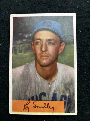1954 BOWMAN # 109 ROY SMALLEY MUITO BOM ESTADO MUITO BOM ESTADO 1311 - Imagem 1 de 2