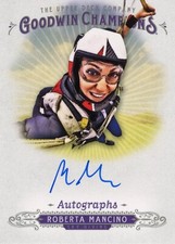 UPPER DECK 2018 GOODWIN CHAMPIONS ROBERTA MANCINO #A-RM AUTOGRAPH CARD