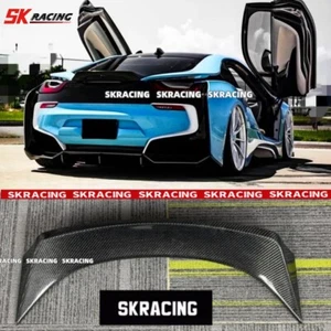 Fit for BMW i8 Coupe 2014-2018 Rear Trunk Spoiler Boot Wing Real Carbon Fiber - Bild 1 von 10