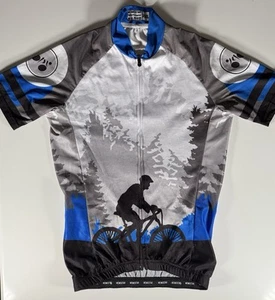 Weimostar Cycling Jersey Woman’s Small Full Zip Blue Gray Mountain Bike Shirt - Imagen 1 de 10