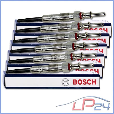 6x BOSCH BOUGIE DURATERM POUR BMW 5-ER E60 E61 6-ER E63 E64 7-ER E65 E66 E67  - Photo 1/2