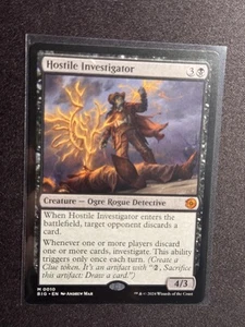 Outlaws of Thunder Junction : The Big Score Hostile Investigator #10 MTG NM - Photo 1/2