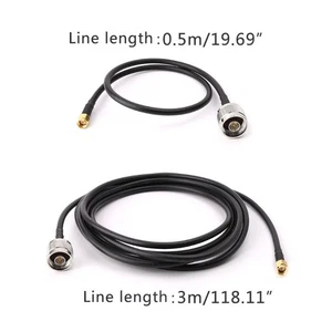 N Male To RP-SMA Male RG58 Pigtail Cable RF Coaxial Assembly Cables - Picture 1 of 9