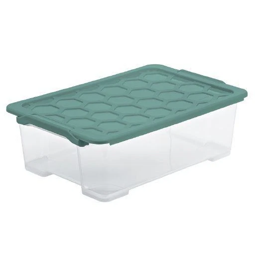 Rotho Aufbewahrungsbox EVO Safe inkl. Deckel 30 L Mistletoe grün  Boxen - Bild 1 von 1