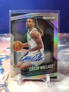 2024-25 Prizm Black _ Cason Wallace - Auto Silver Prizms #20 Thunder - Bild 1 von 4