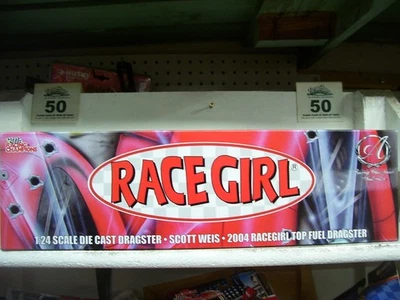 2004 1/24 SCOTT WEISS RACE GIRL NHRA TOP FUEL - Image 1 of 4