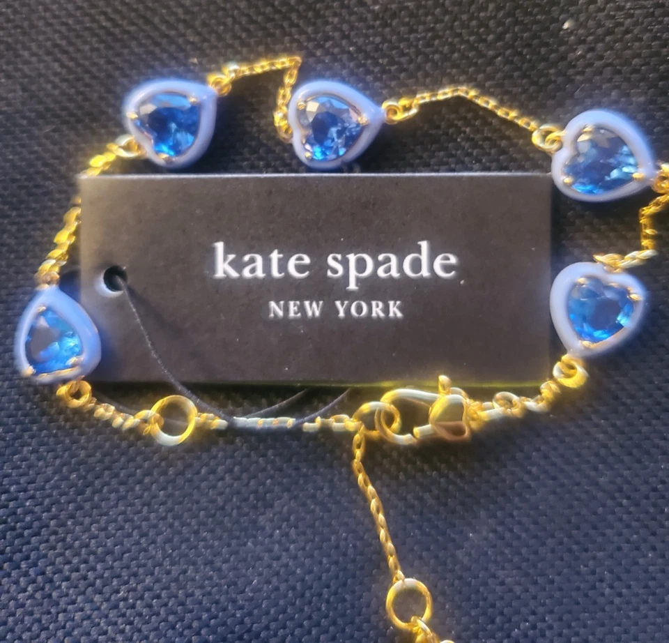 Kate Spade Blue Heart Bracelet - Image 1 of 1
