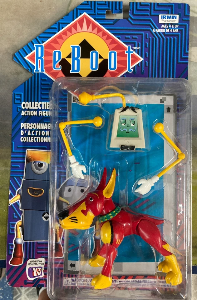 Irwin Toys ReBoot FRISKET W/ CECIL BINOME Action Figure