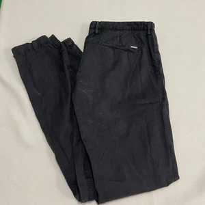 HUGO BOSS Men’s Dress Pants Black Size 34R Trouser Adult Cotton - Bild 1 von 7
