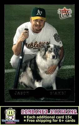 2002 Ultra #188 Jason Giambi Oakland Athletics - Image 1 of 2