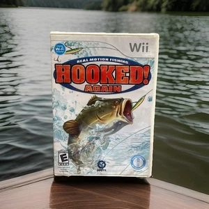 Nintendo Wii ¡Enganchado! Again” Juego de Pesca de Lubina SELLADO NOS - Imagen 1 de 4