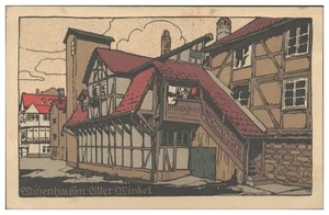 S5411/Witzenhausen antiguo ángulo dibujo en piedra litografía postal aprox. 1912 - Imagen 1 de 2