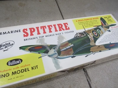 Guillow’s Supermarine Spitfire Britain WWII Fighter No. 403 NIOB - Image 1 of 4
