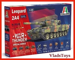Italeri Plastic Model kit 1/35 Leopard 2 A4 Main battle tank WAR THUNDER #35106 - Picture 1 of 10