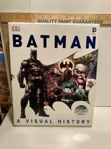 BATMAN A VISUAL HISTORY 2014 HC SLIPCASE W/ 2 PRINTS by DK PUBLISHING - Picture 1 of 3