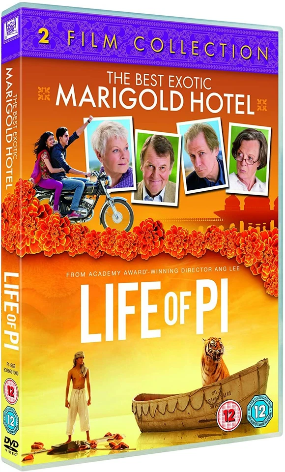 The Best Exotic Marigold Hotel / Life of Pi (UK IMPORT) [DVD][Region B/2] NEW - Image 1 of 1