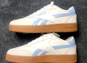 NWT Reebok White&Blue Forte Lounger DoubleUp w/Ortholite US Size 7.5 UK 5 EU 38 - Picture 1 of 8